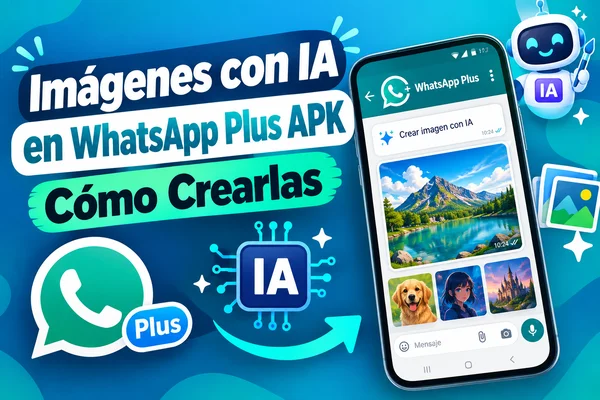 صور الذكاء الاصطناعي في واتساب بلس APK: كيفية إنشائها