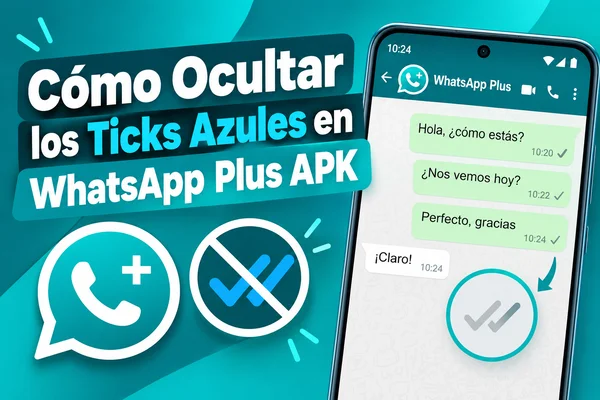 Cómo Ocultar los Ticks Azules en WhatsApp Plus APK