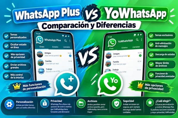 WhatsApp Plus vs YoWhatsApp: Perbandingan dan Perbedaan