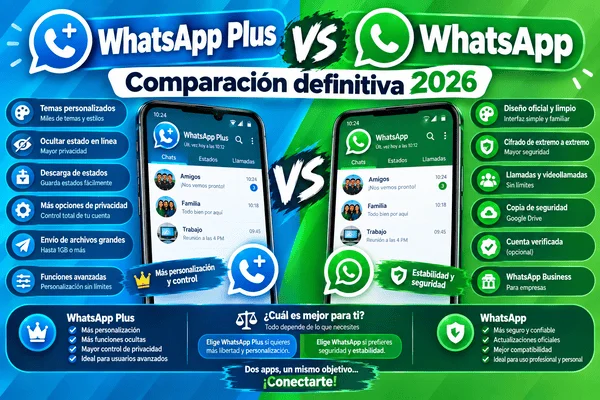 WhatsApp Plus مقابل WhatsApp